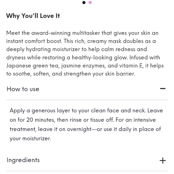 Clarks Deep Moisture Mask Redness Rescue + Daily Plumping Cream NIB NEW IN BOX - Picture 10 of 12